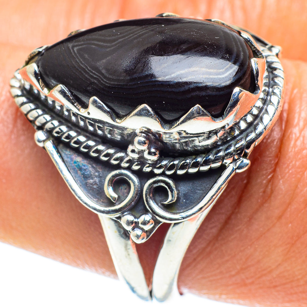 Psilomelane Rings handcrafted by Ana Silver Co - RING59420