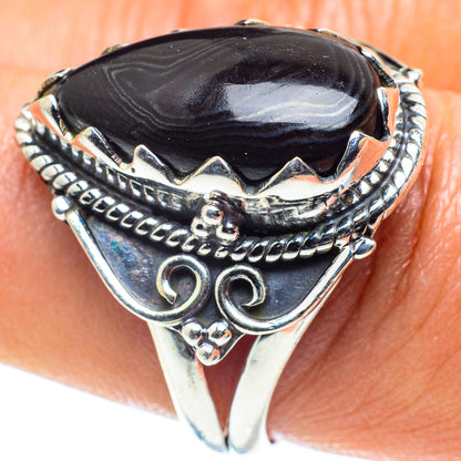 Psilomelane Rings handcrafted by Ana Silver Co - RING59420