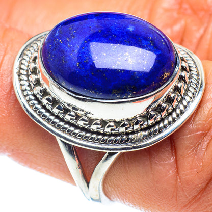 Lapis Lazuli Rings handcrafted by Ana Silver Co - RING59472