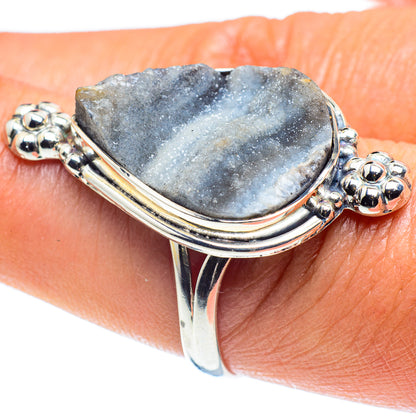 Desert Druzy Rings handcrafted by Ana Silver Co - RING59479