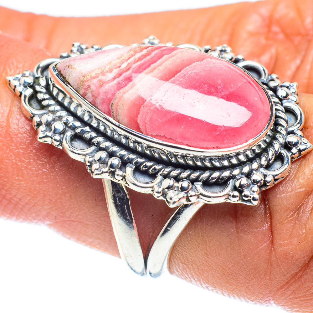 Rhodochrosite Rings handcrafted by Ana Silver Co - RING59492