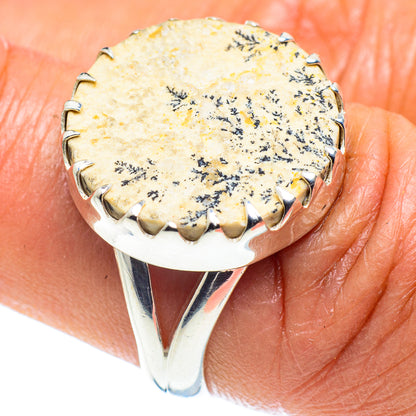 Germany Psilomelane Dendrite Rings handcrafted by Ana Silver Co - RING59493
