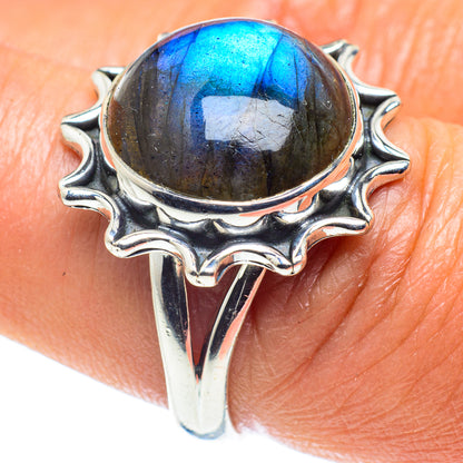 Labradorite Rings handcrafted by Ana Silver Co - RING59494