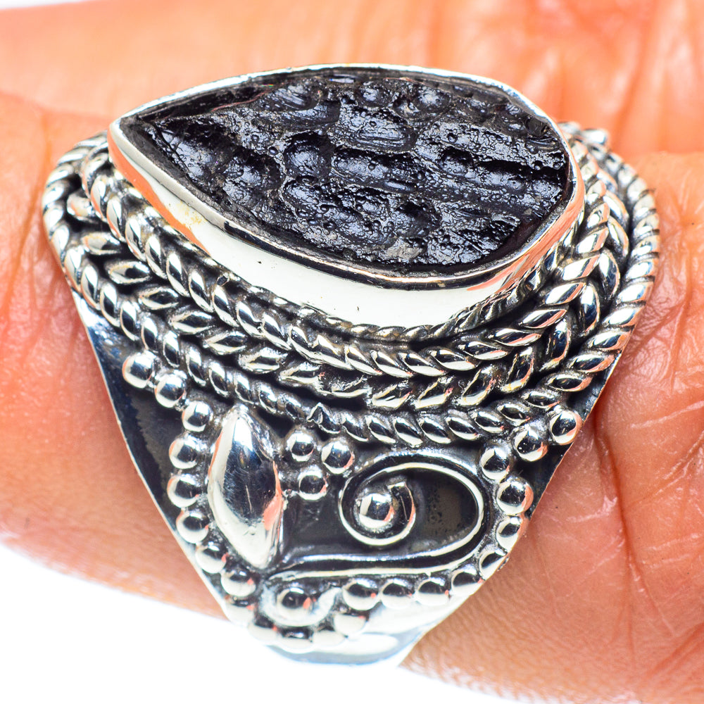 Tektite Rings handcrafted by Ana Silver Co - RING59503