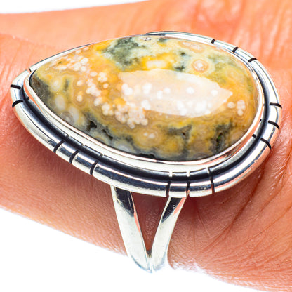 Ocean Jasper Rings handcrafted by Ana Silver Co - RING59504