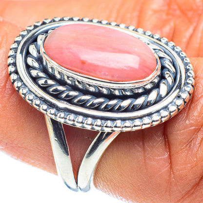 Pink Opal Rings handcrafted by Ana Silver Co - RING59506