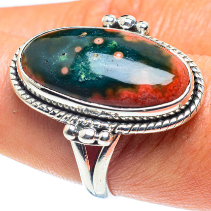 Ocean Jasper Rings handcrafted by Ana Silver Co - RING59508