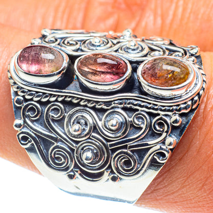 Pink Tourmaline Rings handcrafted by Ana Silver Co - RING59512