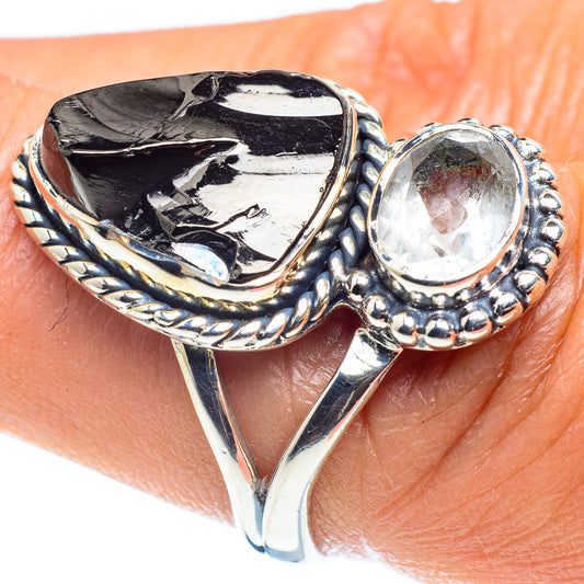 Shungite Rings handcrafted by Ana Silver Co - RING59524