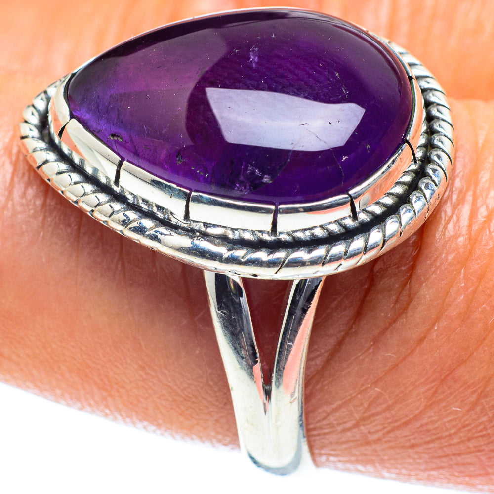 Amethyst Rings handcrafted by Ana Silver Co - RING59546