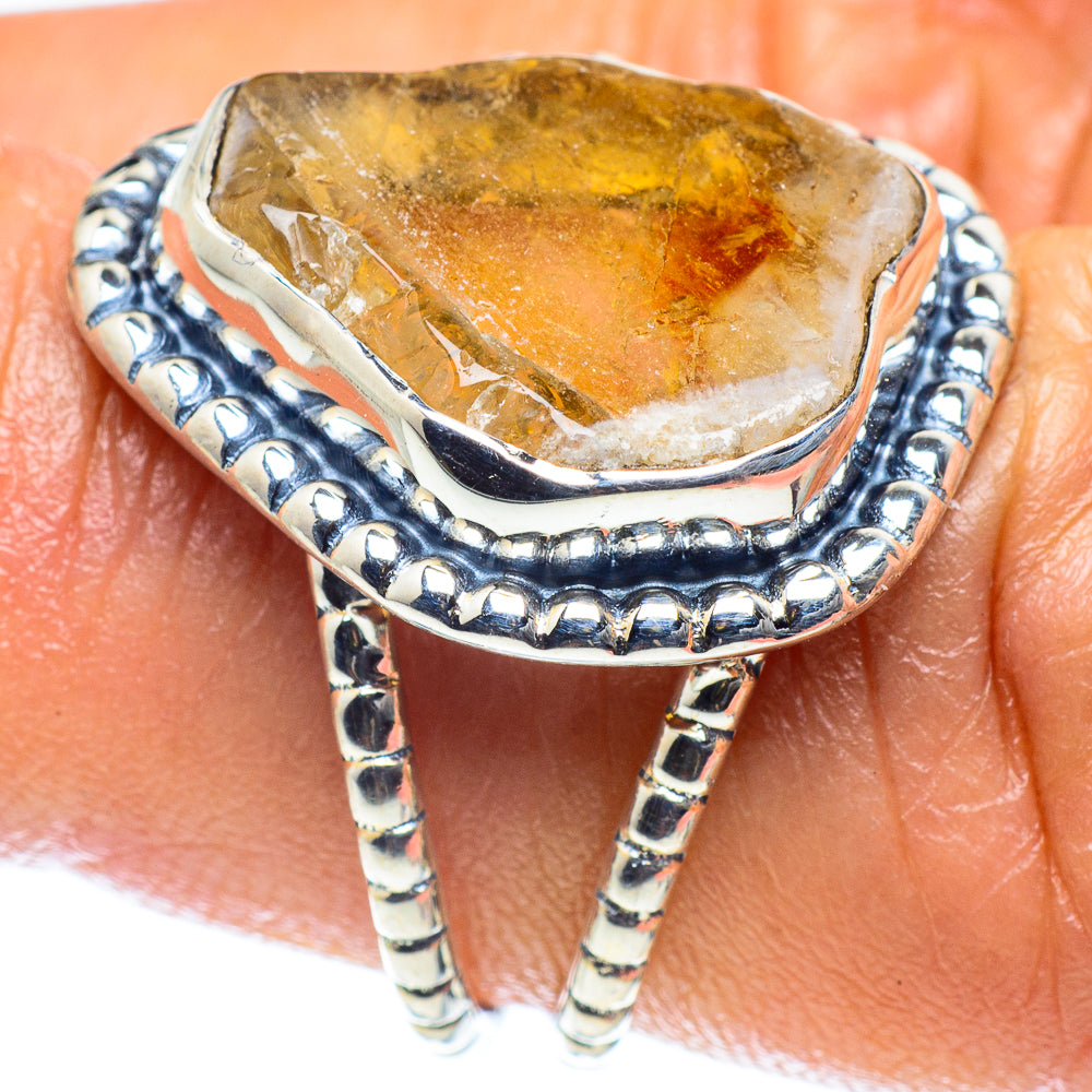 Citrine Rings handcrafted by Ana Silver Co - RING59548
