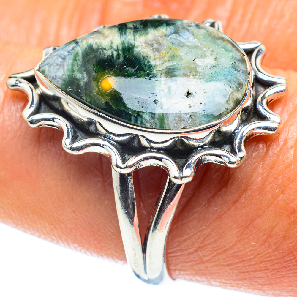 Ocean Jasper Rings handcrafted by Ana Silver Co - RING59562
