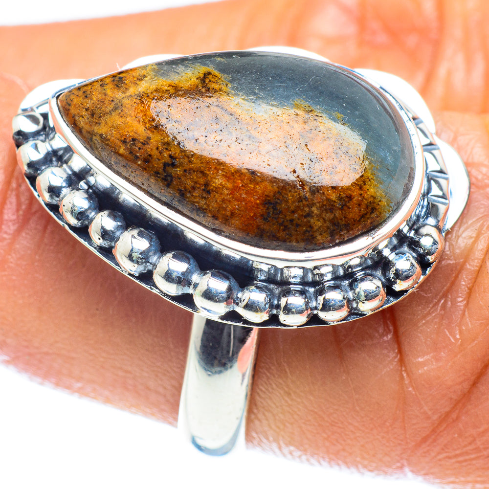 Green Fluorite Rings handcrafted by Ana Silver Co - RING59567