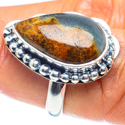 Green Fluorite Rings handcrafted by Ana Silver Co - RING59567