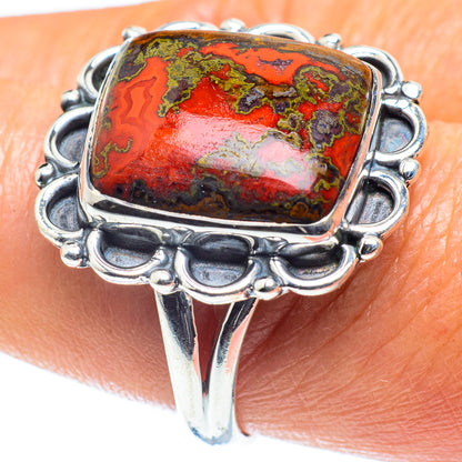 Moroccan Agate Rings handcrafted by Ana Silver Co - RING59568