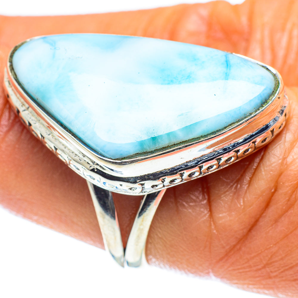 Larimar Rings handcrafted by Ana Silver Co - RING59581