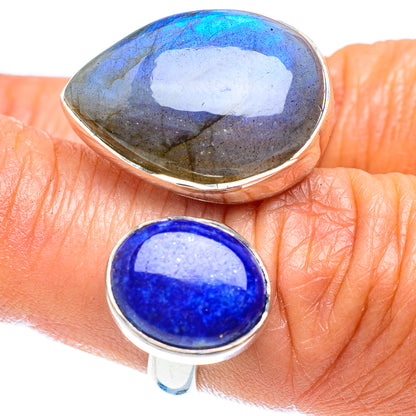 Labradorite Rings handcrafted by Ana Silver Co - RING59583