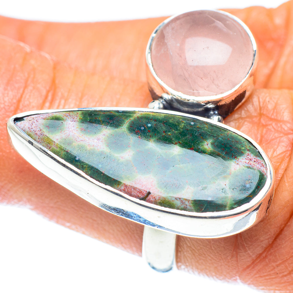 Ocean Jasper Rings handcrafted by Ana Silver Co - RING59584