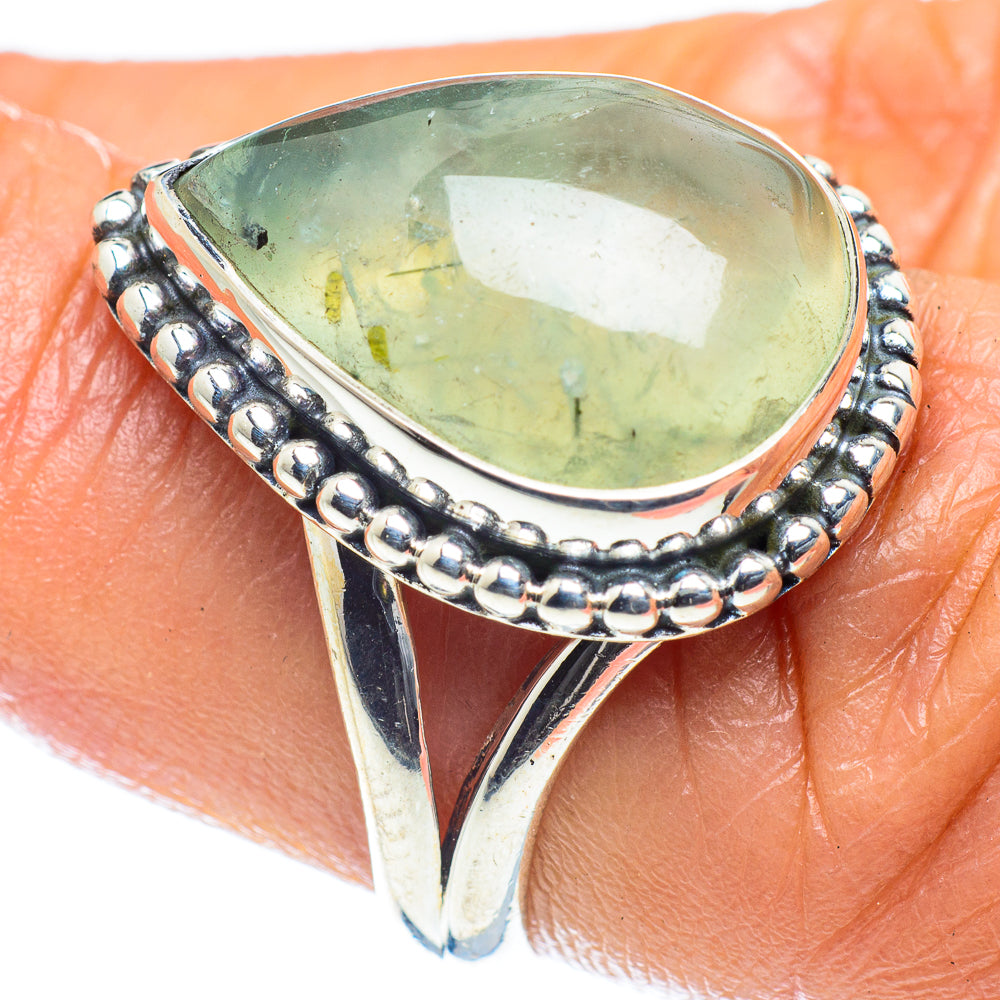 Prehnite Rings handcrafted by Ana Silver Co - RING59589