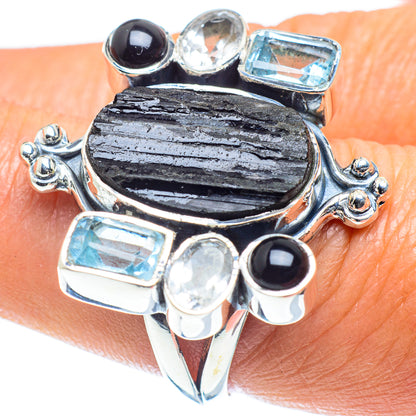 Tektite Rings handcrafted by Ana Silver Co - RING59596