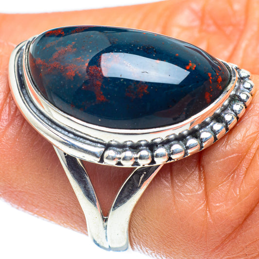 Bloodstone Rings handcrafted by Ana Silver Co - RING59597