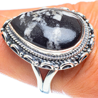 Chrysanthemum Stone Rings handcrafted by Ana Silver Co - RING59599