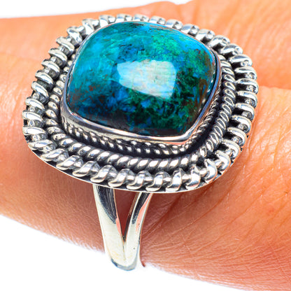 Chrysocolla Rings handcrafted by Ana Silver Co - RING59607