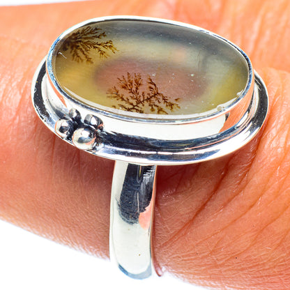 Scenic Dendritic Agate Rings handcrafted by Ana Silver Co - RING59617