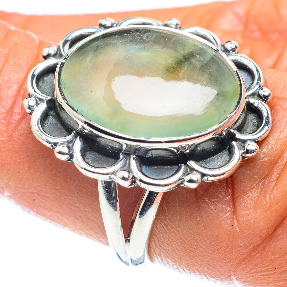 Prehnite Rings handcrafted by Ana Silver Co - RING59623