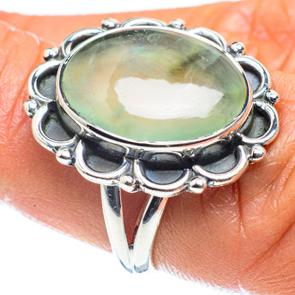 Prehnite Rings handcrafted by Ana Silver Co - RING59623