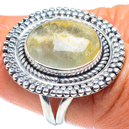 Green Fluorite Rings handcrafted by Ana Silver Co - RING59636