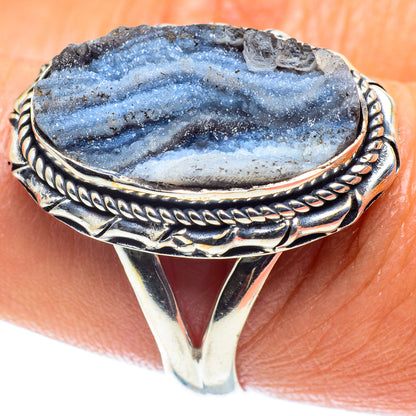 Desert Druzy Rings handcrafted by Ana Silver Co - RING59641