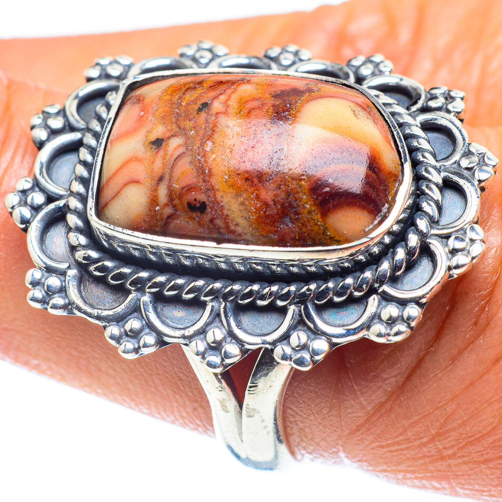 Mookaite Rings handcrafted by Ana Silver Co - RING59643