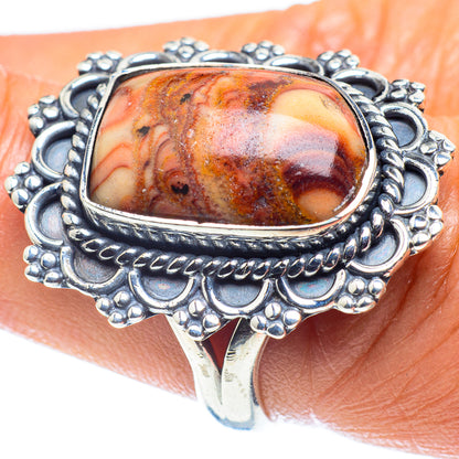 Mookaite Rings handcrafted by Ana Silver Co - RING59643