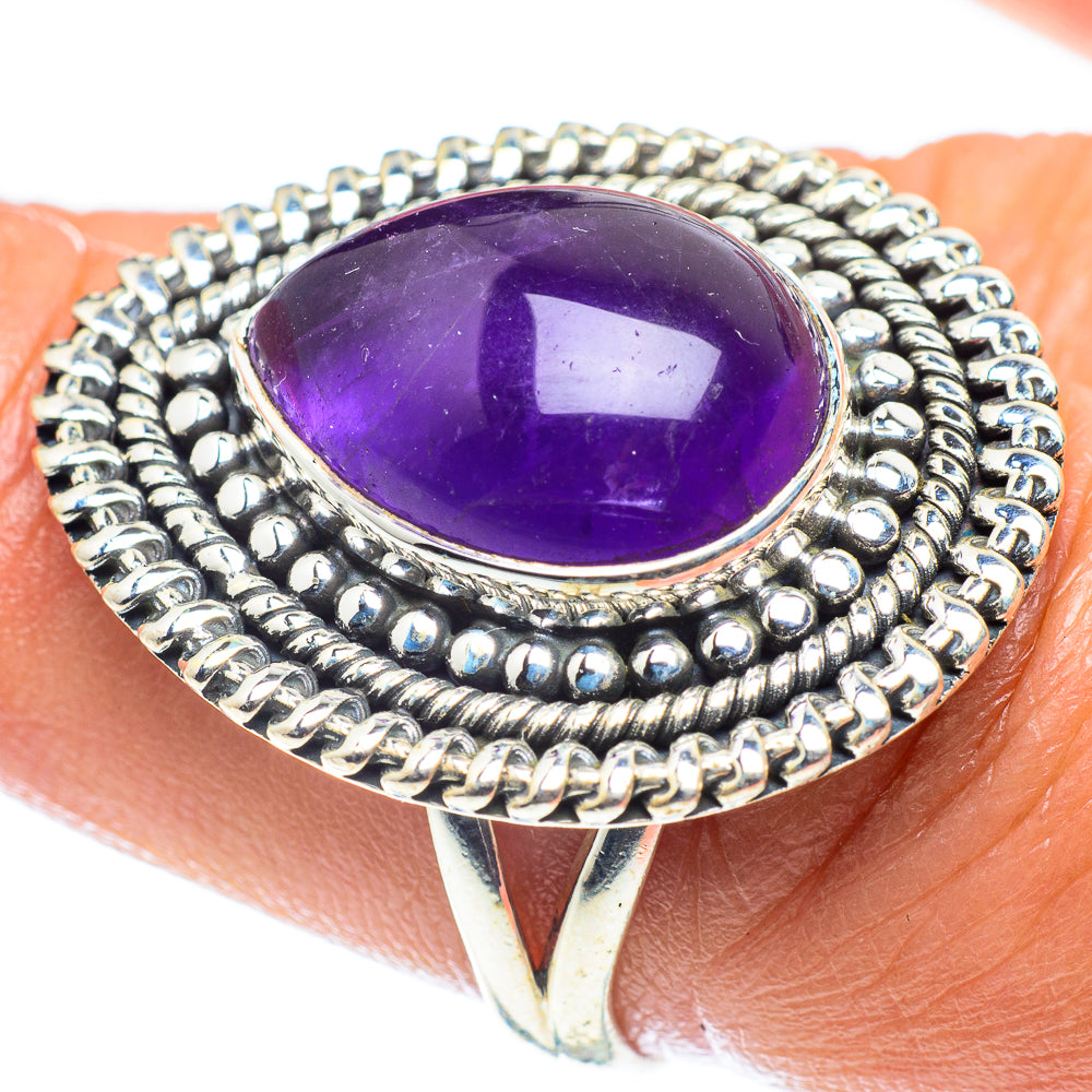 Amethyst Rings handcrafted by Ana Silver Co - RING59647