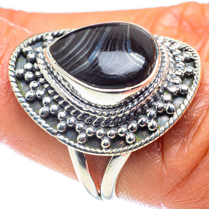 Psilomelane Rings handcrafted by Ana Silver Co - RING59650