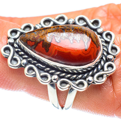 Moroccan Agate Rings handcrafted by Ana Silver Co - RING59653