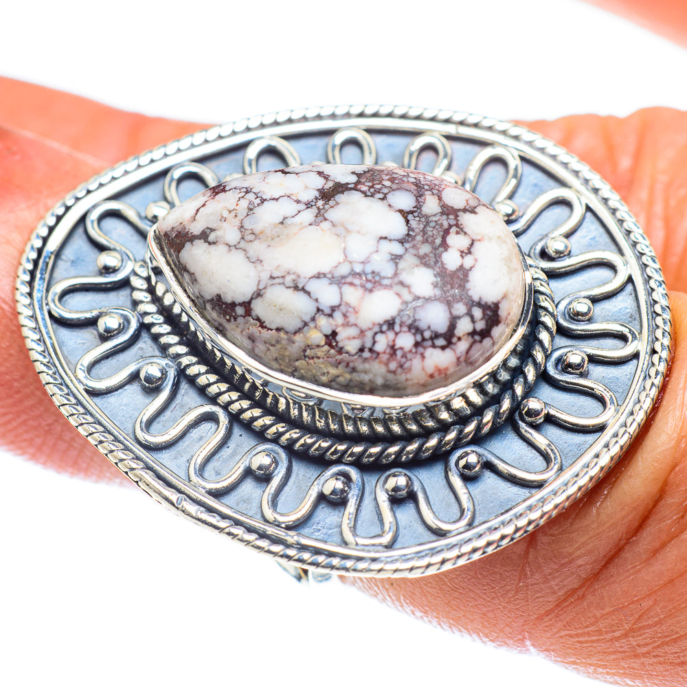 Howlite Rings handcrafted by Ana Silver Co - RING59658