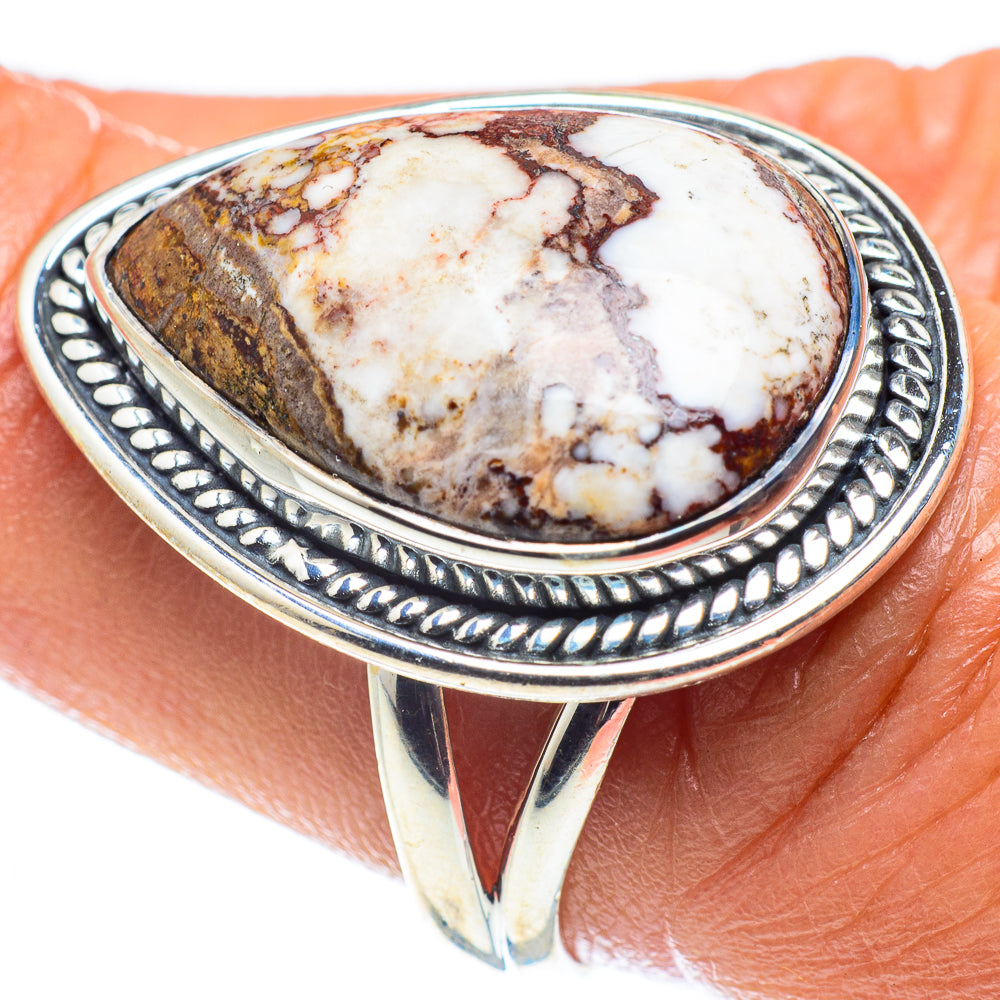 Peanut Wood Jasper Rings handcrafted by Ana Silver Co - RING59666