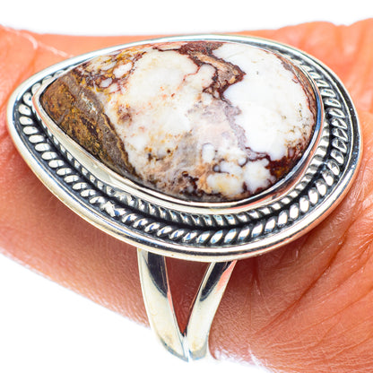 Peanut Wood Jasper Rings handcrafted by Ana Silver Co - RING59666