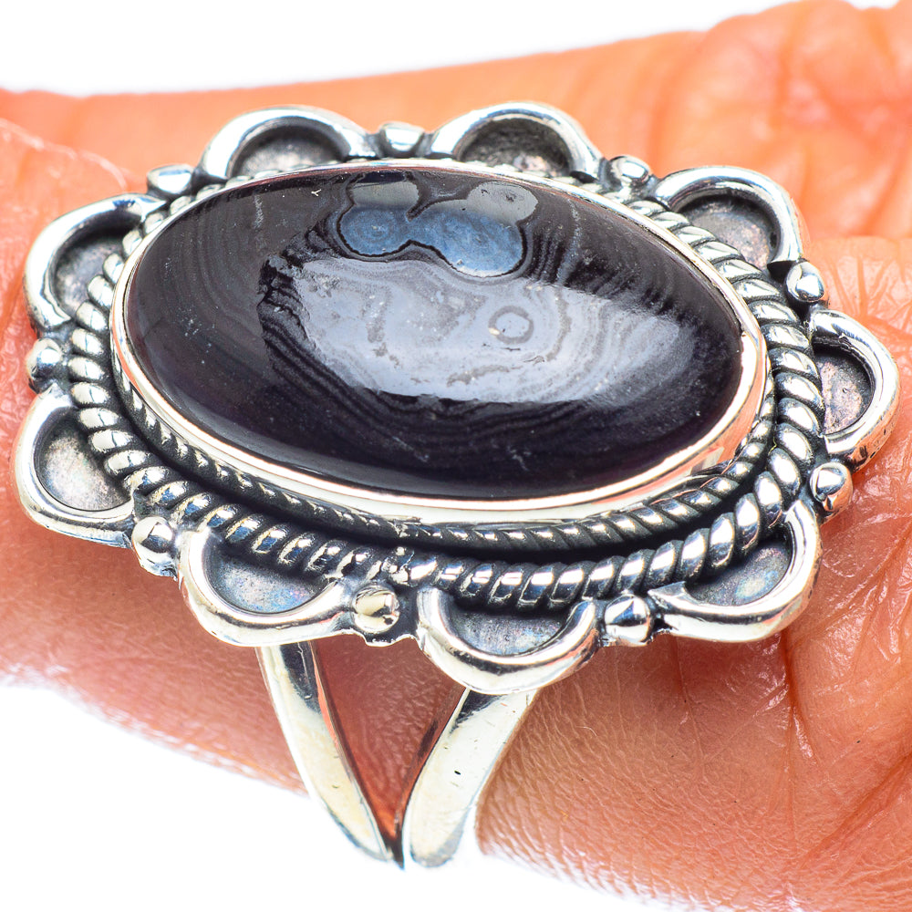 Psilomelane Rings handcrafted by Ana Silver Co - RING59674