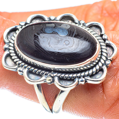 Psilomelane Rings handcrafted by Ana Silver Co - RING59674