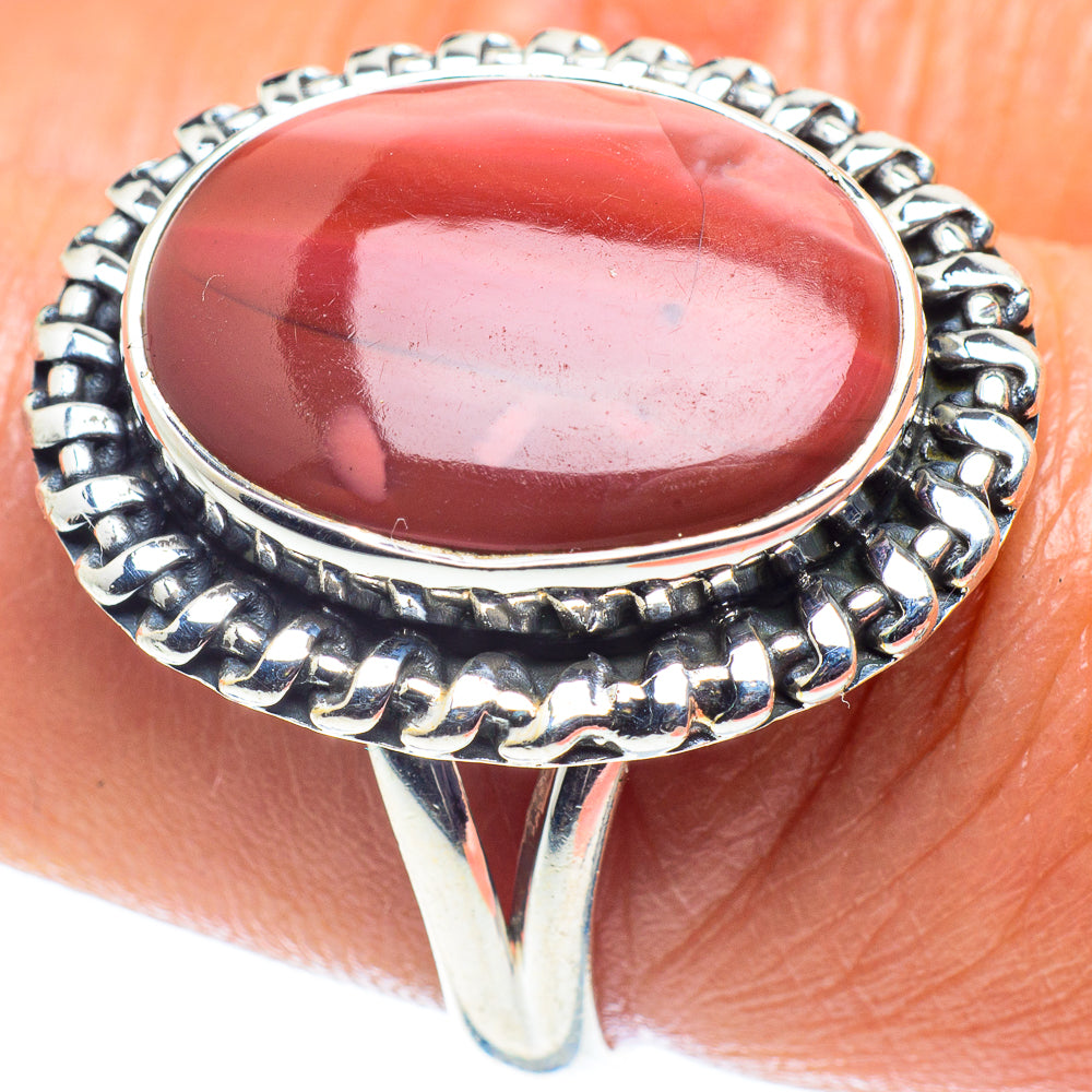 Mookaite Rings handcrafted by Ana Silver Co - RING59681