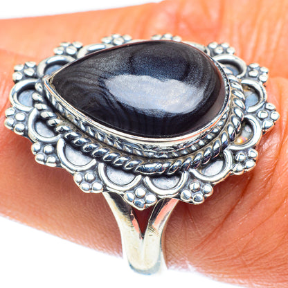 Psilomelane Rings handcrafted by Ana Silver Co - RING59690