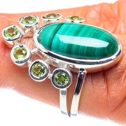 Malachite Rings handcrafted by Ana Silver Co - RING59695