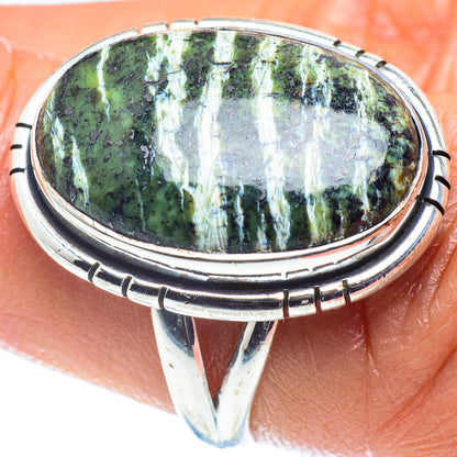 Lizard Jasper Rings handcrafted by Ana Silver Co - RING59698