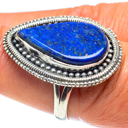Lapis Lazuli Rings handcrafted by Ana Silver Co - RING59700