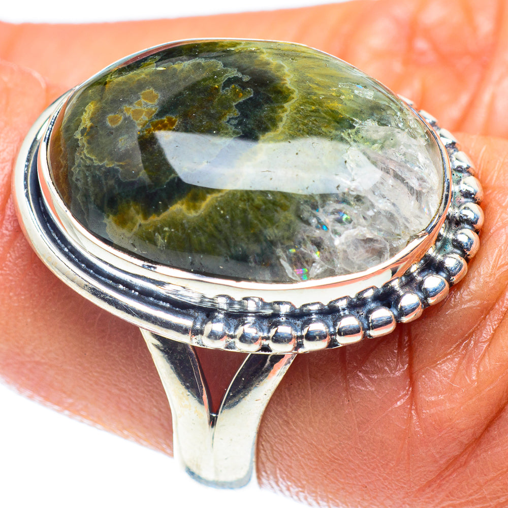 Ocean Jasper Rings handcrafted by Ana Silver Co - RING59702