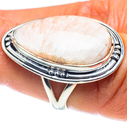 Scolecite Rings handcrafted by Ana Silver Co - RING59703
