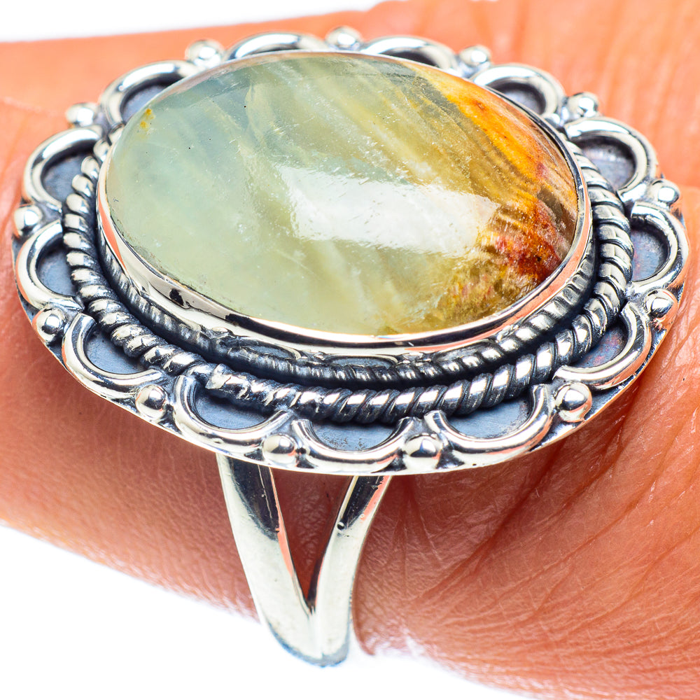 Green Fluorite Rings handcrafted by Ana Silver Co - RING59711